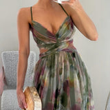 Michaela | Kouzelné maxi šaty s květinovým potiskem