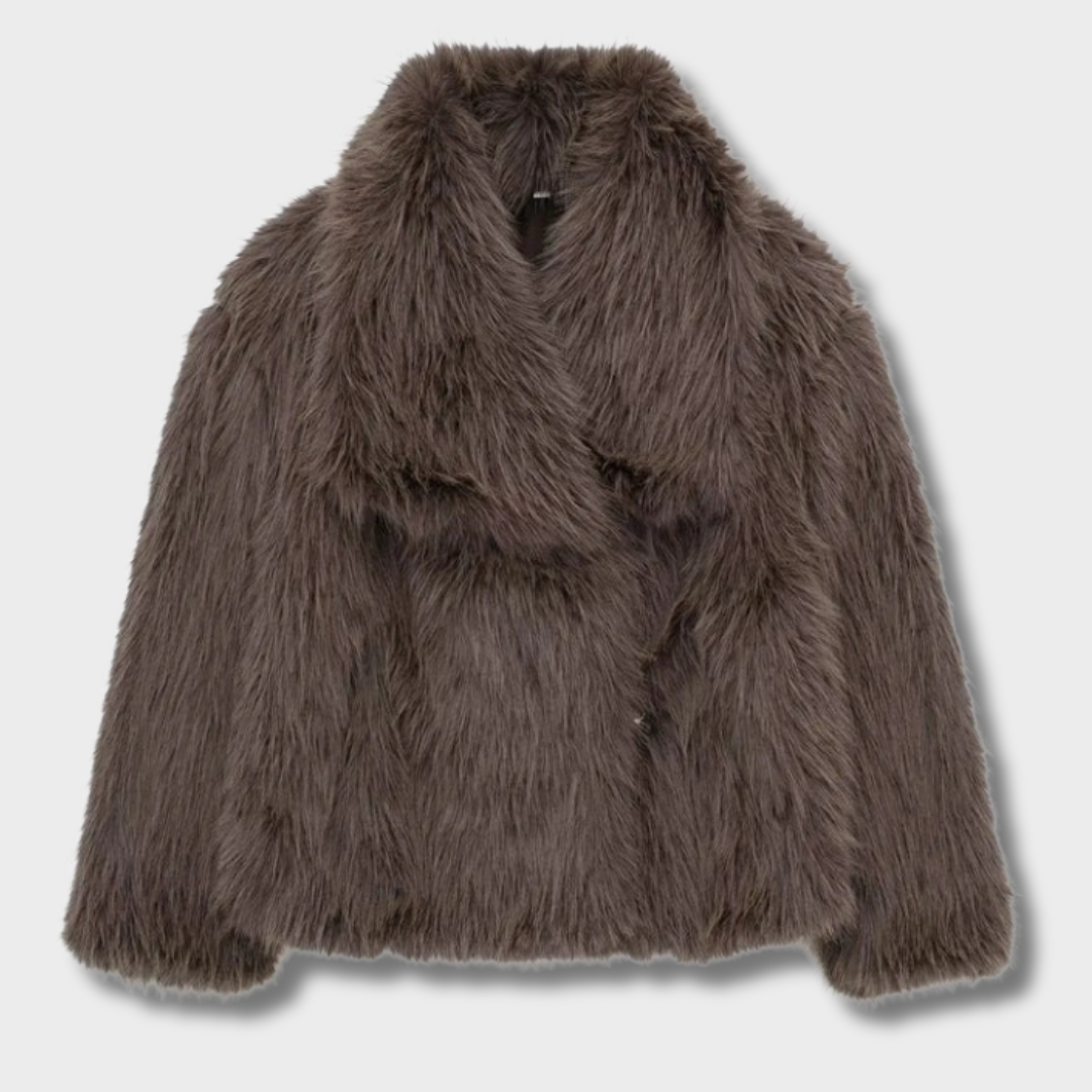 Dalia | Prabangus dirbtinio kailio paltas