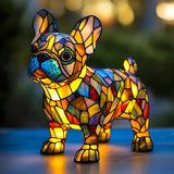 Francouzský Bulldog | Lampa ve Vitrážích