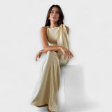 Cloe | Maxi šaty s uzlem