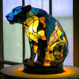 Pantera | Lampâda em Vitrais