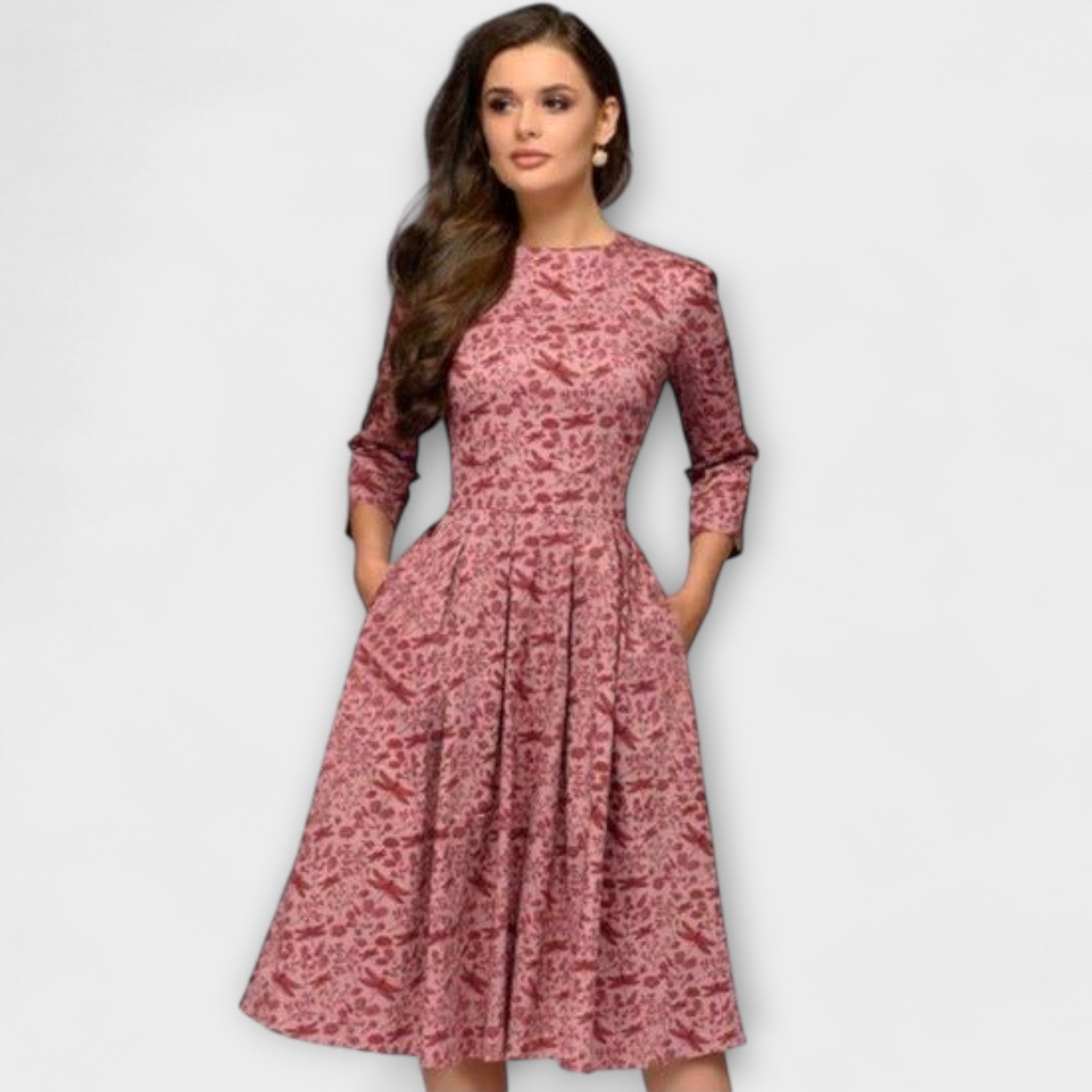 Retrozo | Elegantní šaty do půli lýtek