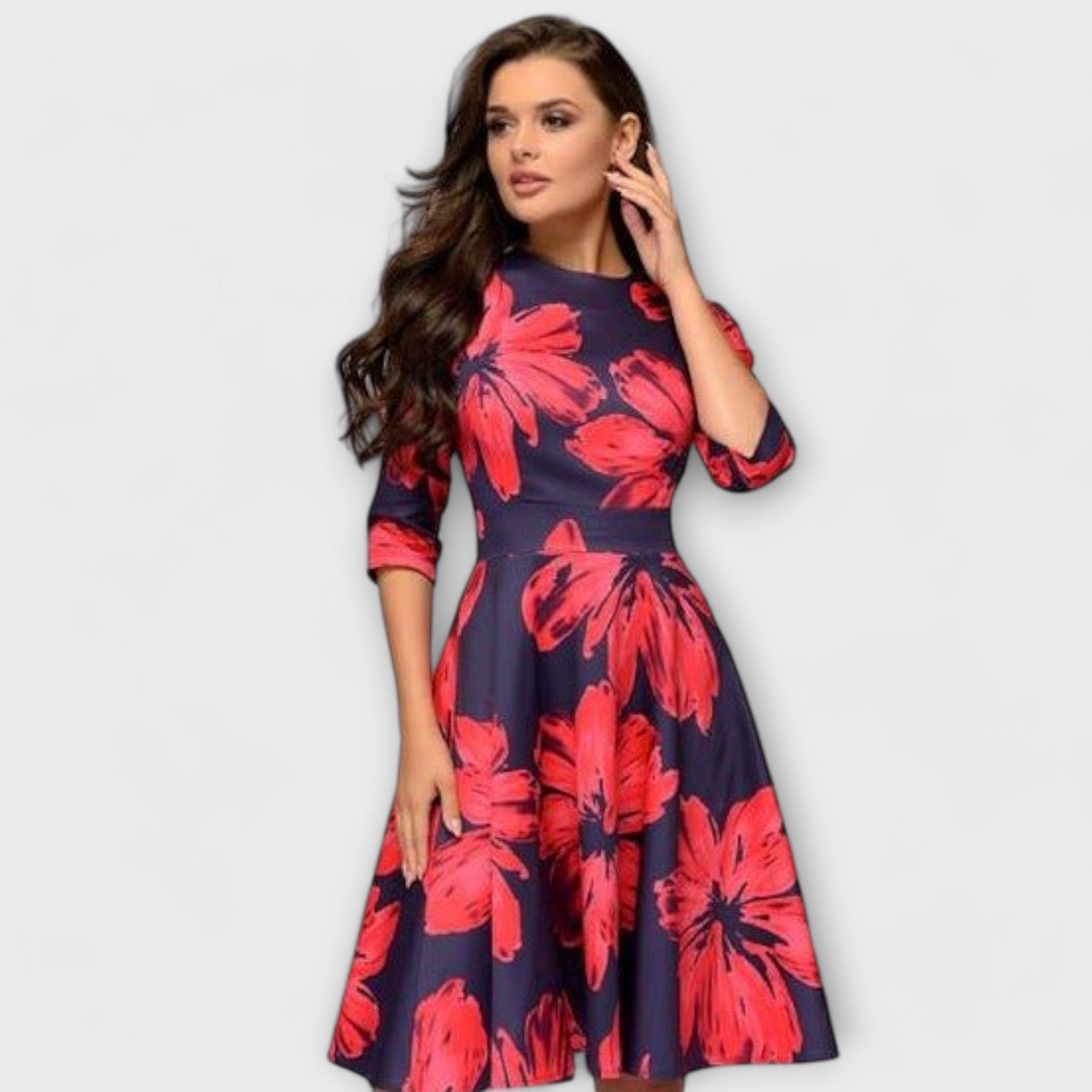 Retrozo | Elegantní šaty do půli lýtek