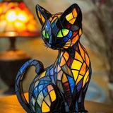 Mystická kočka | Lampa ve Vitráži
