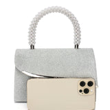 Ava Sequin Pearl Clutch