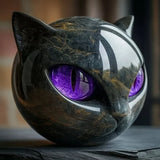 Černá kočka | Mystická socha černé kočky