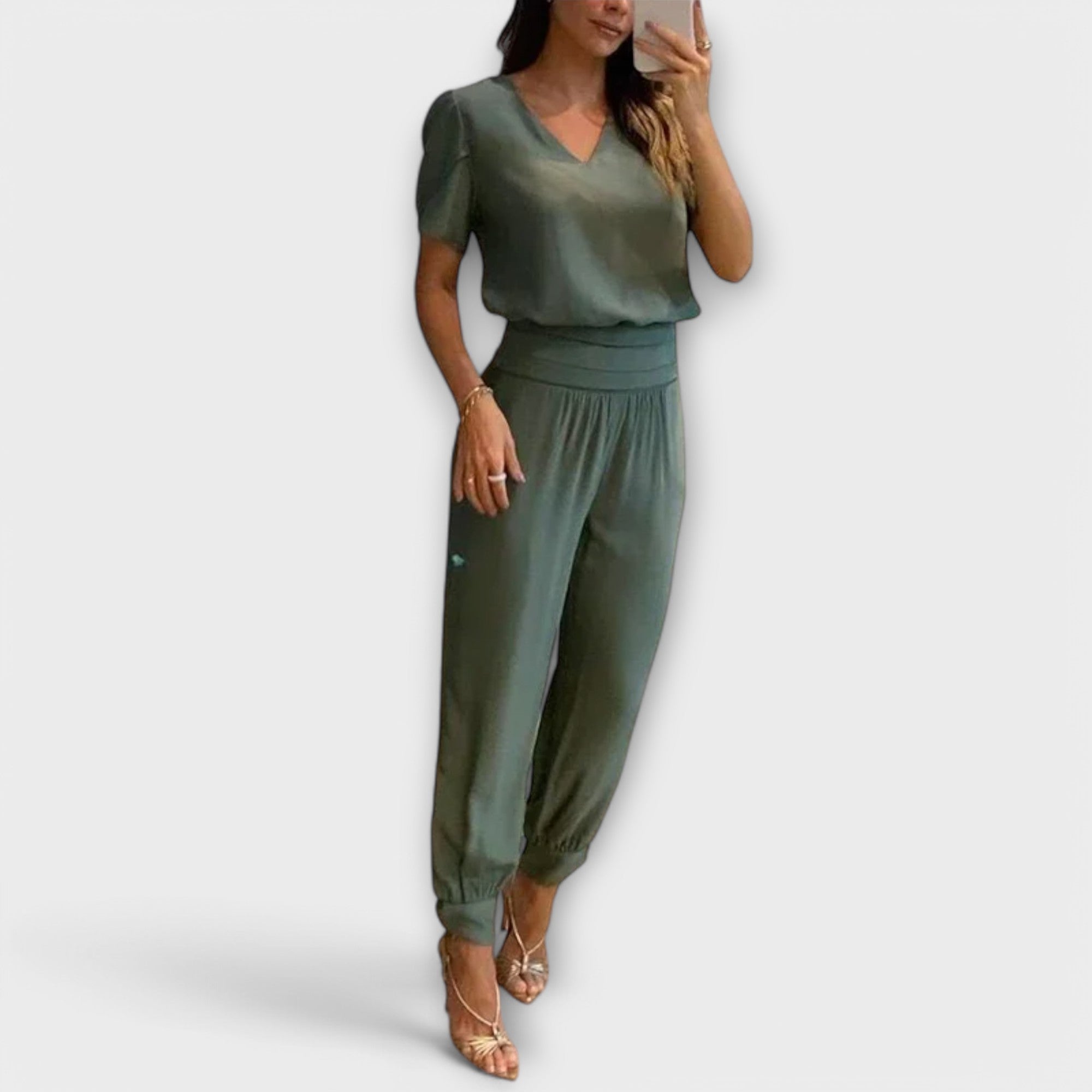 Irmelin | Elegantní set s topem a kalhotami