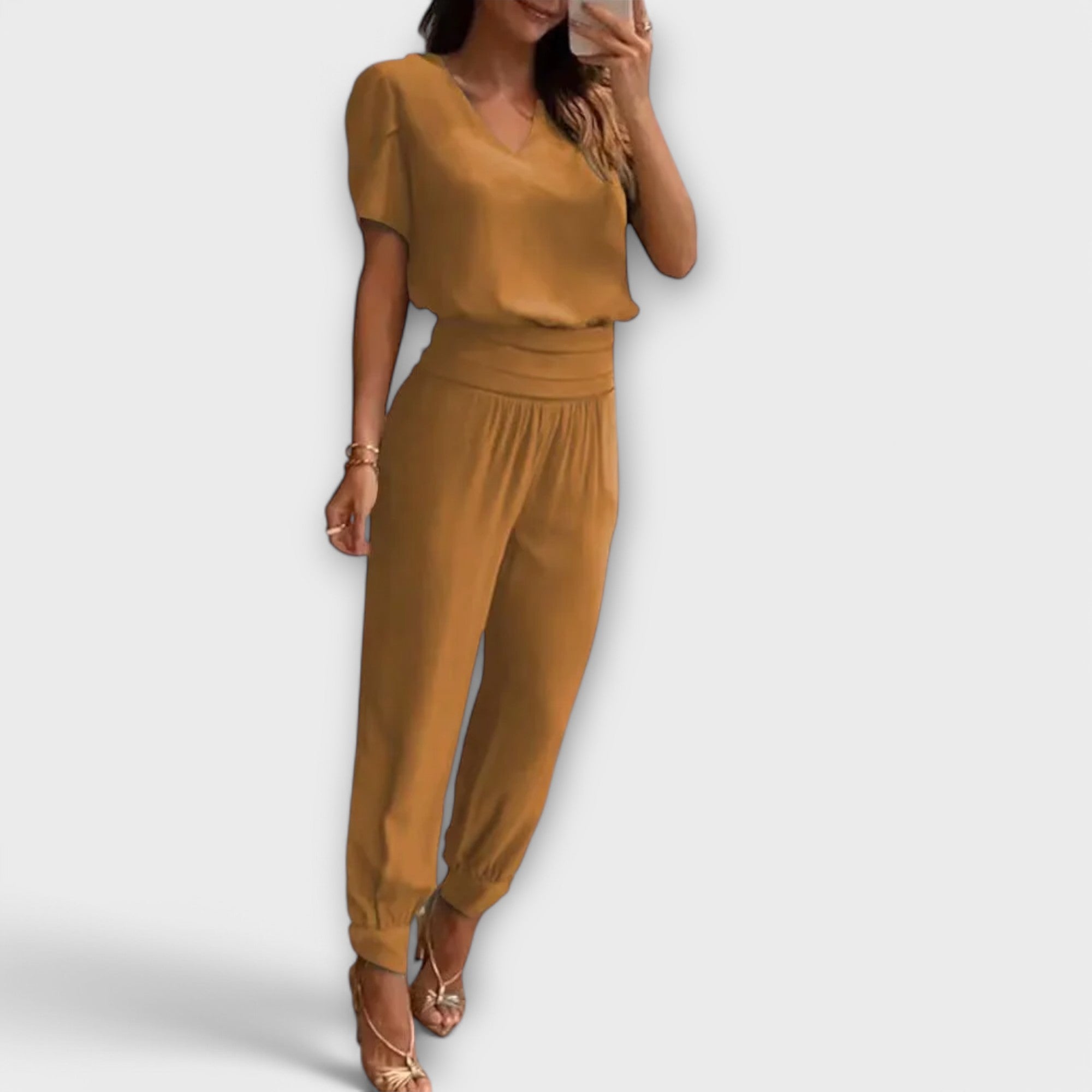 Irmelin | Elegantní set s topem a kalhotami