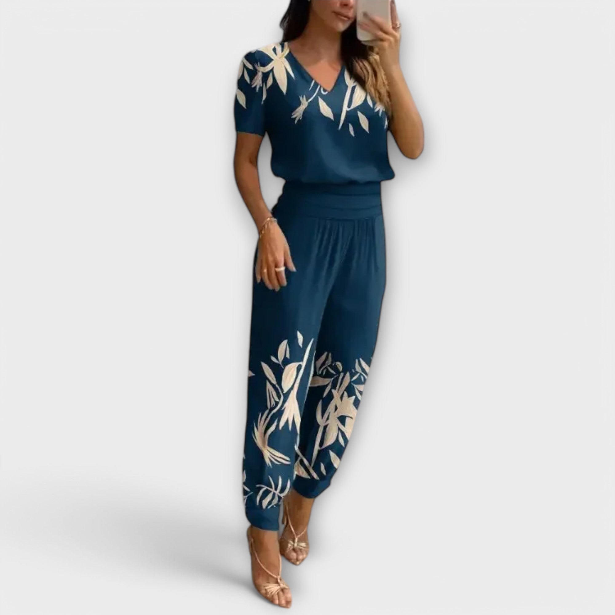 Irmelin | Elegantní set s topem a kalhotami