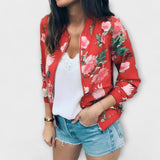 Kaelin | Stylová bomber bunda s květinami